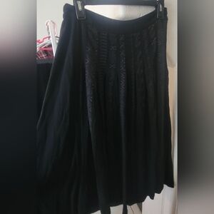 Calf Length Flowy Skirt